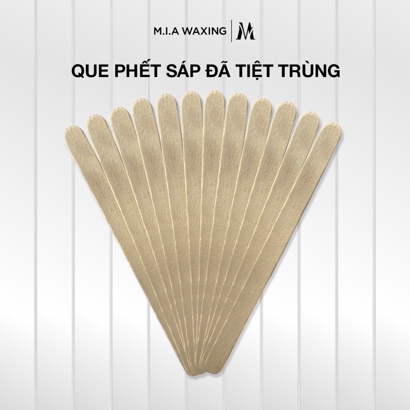 10 Que Phết Sáp Wax Lông Mini Dùng Để Wax Lông Mày, Ria Mép, Lông Mũi