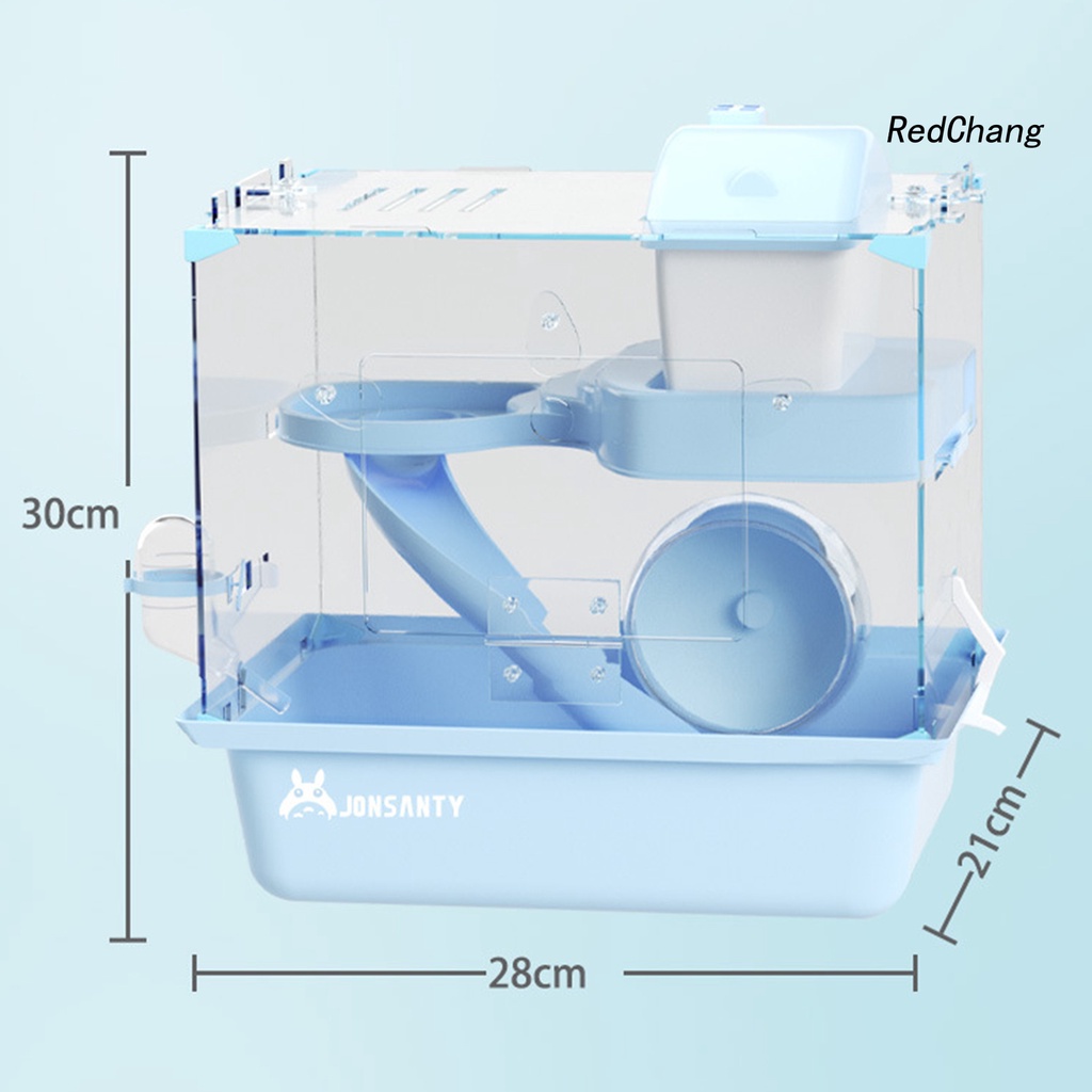 Lồng Nuôi Chuột Hamster Bằng Nhựa Trong Suốt Trang Trí