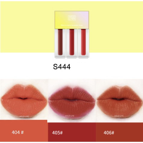 [Hoàn xu 50%] HOLD LIVE - SET 3 SON KEM TRICOLOR FOG MATTE LIP