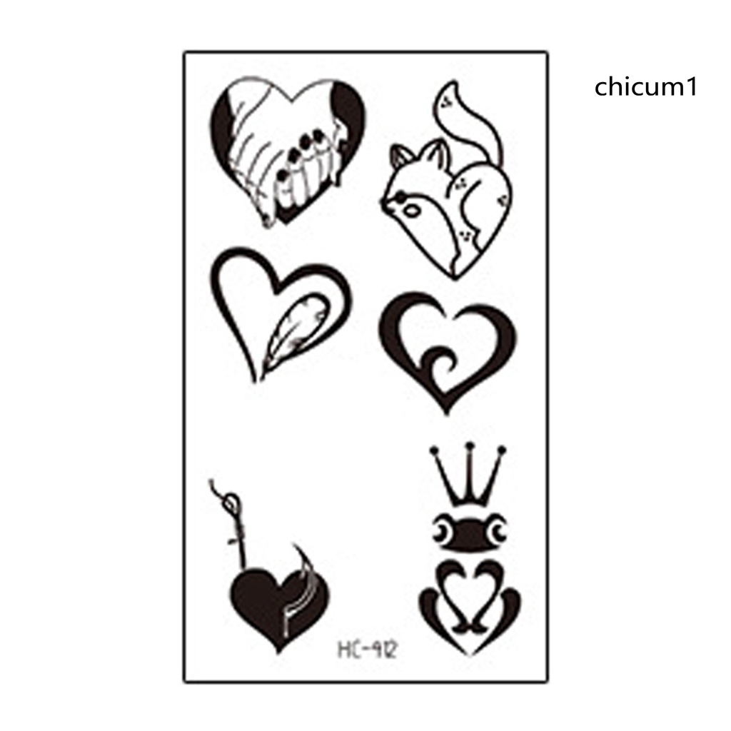 Miếng Dán Hình Xăm Tạm Thời Chống Nước Bền Bỉ Dùng Trong Các Bữa Tiệc