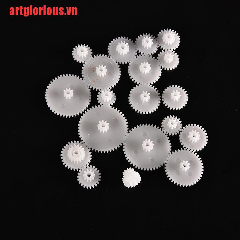 Set 19 Bánh Răng Nhựa M0.5 Cho Động Cơ Robot