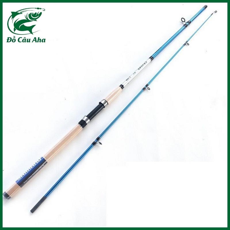 Cần câu lure , cần lure 2 khúc rỗng Shimano siêu nhẹ , cần câu máy
