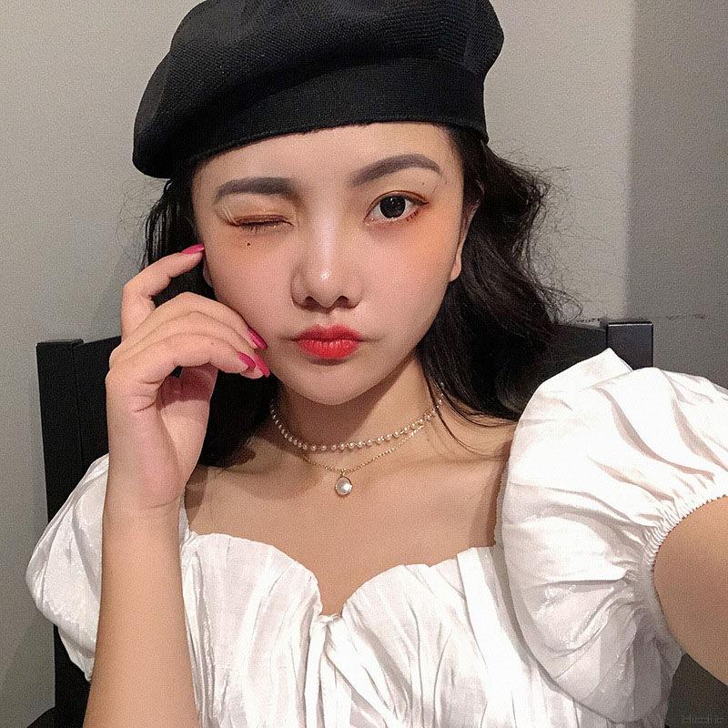 Dây chuyền hợp kim đính ngọc trai giả xinh xắn