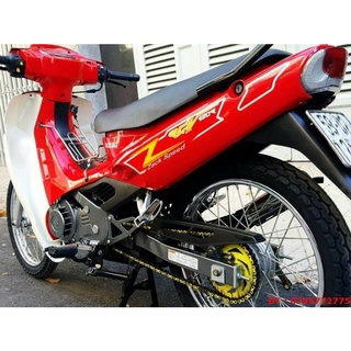 Sơn xe máy HYPER màu đỏ Suzuki Sport 1K (Code: S-03) - 1 Lít