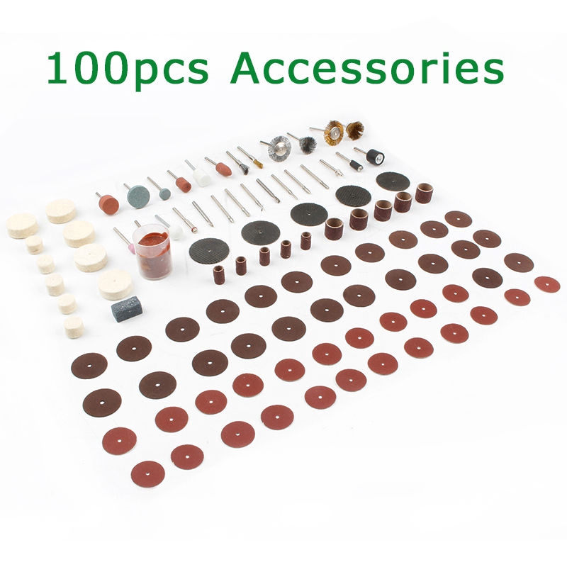 100 Cái / Bộ Máy Mài điện Công Cụ Quay Bit Phụ Kiện Bit Cho Máy Mài Chà Nhám