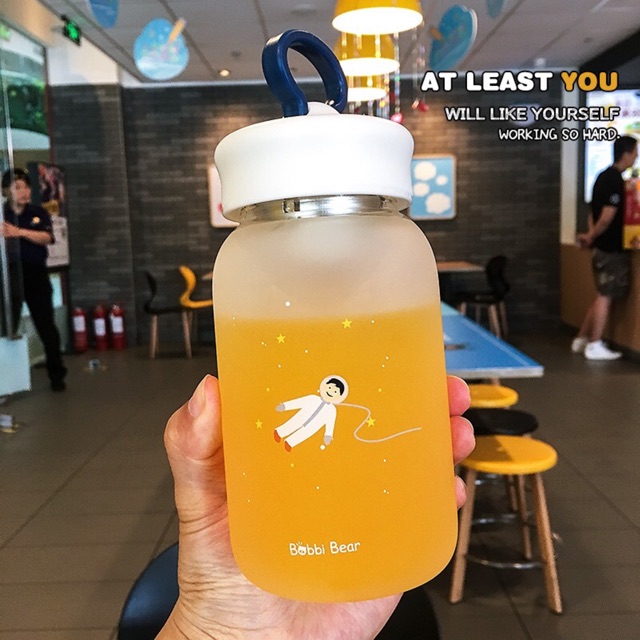 Bình Nước Du Hành Siêu Độc Lạ 600ml Bobbi Bear Kèm Túi Chống Sốc | BigBuy360 - bigbuy360.vn