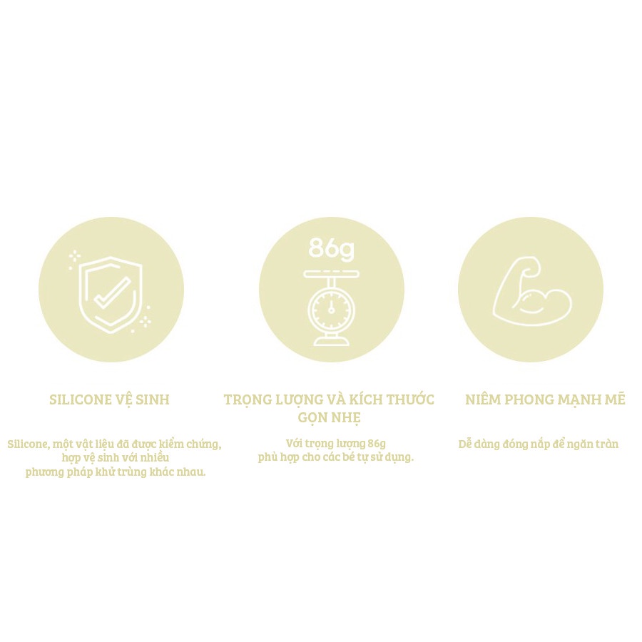 ốc tập hút chống đổ, cốc ăn bánh TGM Hàn Quốc cho bé COC01