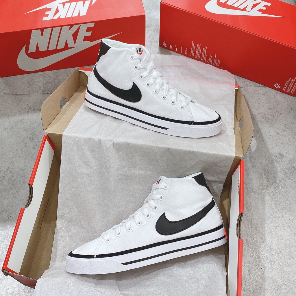 [CHÍNH HÃNG] GIÀY NIKE COURT LEGACY CANVAS MID TRẮNG- *WHITE* - Code: DD0162-100