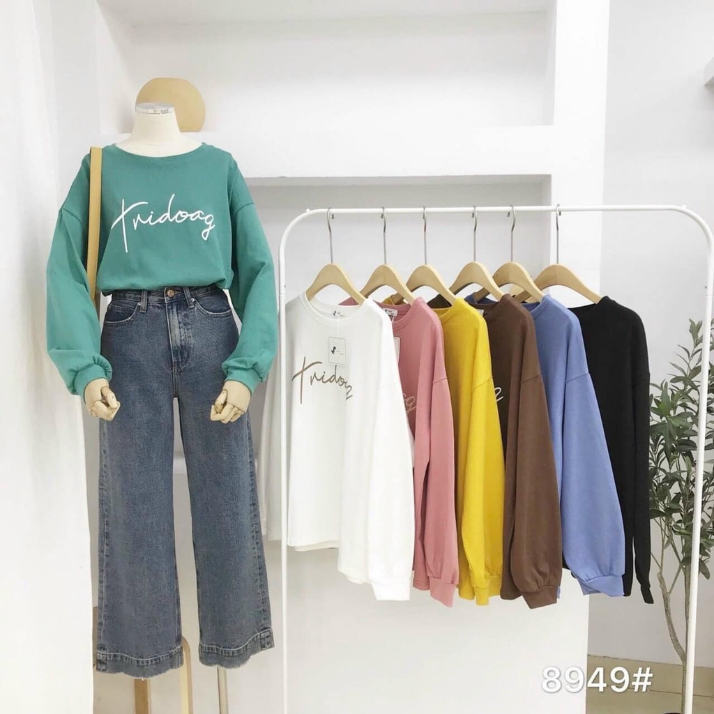(Hàng có sẵn) Áo thun tay dài bo Tridoag_ATH17