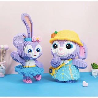 [HÀNG CÓ SẴN]✨Đồ chơi xếp hình lắp rápTHỎ MẪU GIÁO x THỎ BALE big size II NON LEGO Il NANOBLOCKS✨