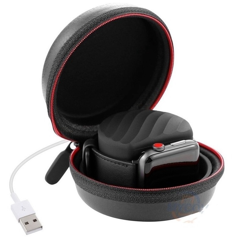 Túi Đựng Sạc Có Khóa Kéo Cho Apple Watch Series 6 SE 5 4 3 2 1 iwatch Ultra 8 49 40 44 38 42 MM Ốp