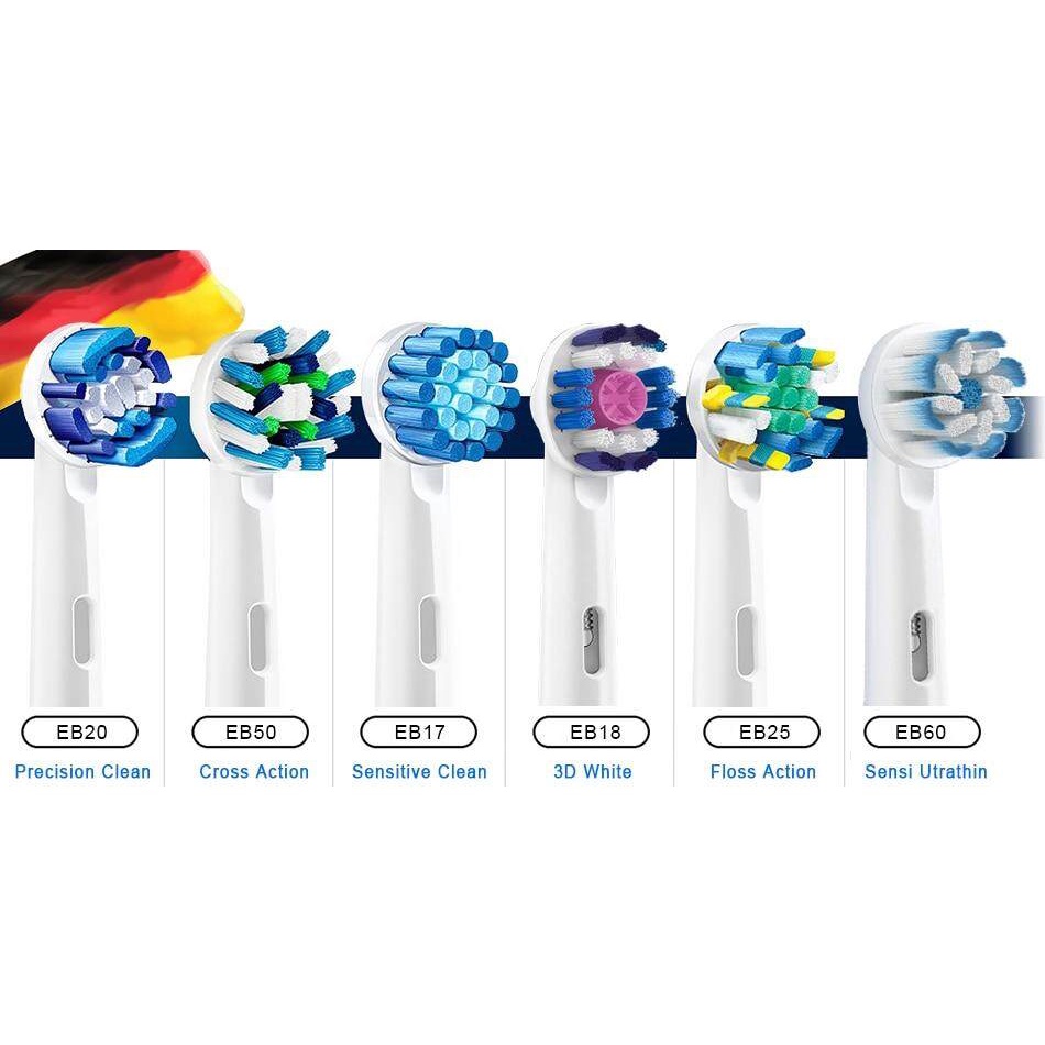 Set đầu bàn chải đánh răng điện ORAL-B EB60 thay thế siêu mềm mại tiện lợi