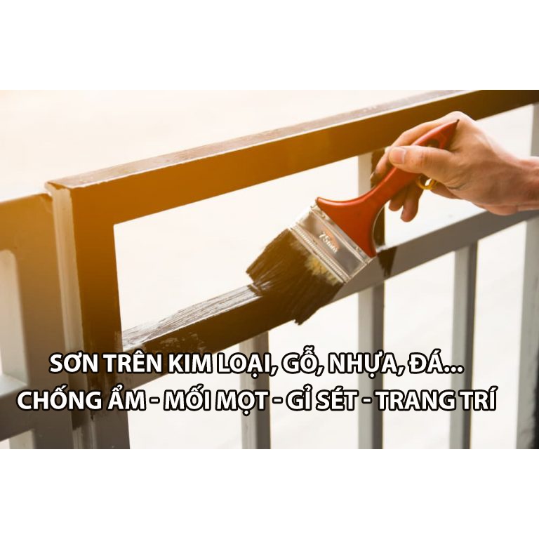 [Freeship Toàn Quốc] Sơn hệ nước trên mọi bề mặt gỗ, kim loại, nhựa, đá - Chống mối mọt, gỉ sét, trang trí nội thất...