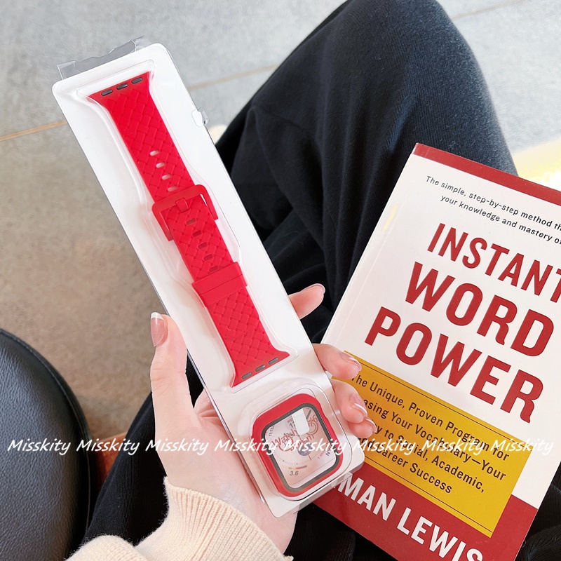 Dây Silicone Thay Thế Cho ĐồNg Hồ Đeo Tay Thông Minh 41mm 45mm 44mm 40mm 7 6 5 4 3 2 1 SE