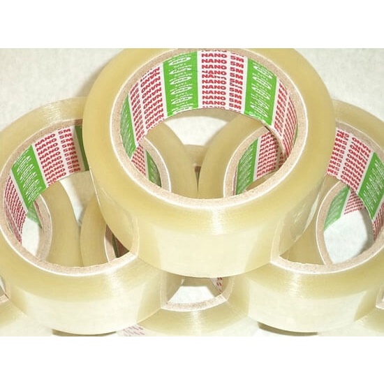 Băng Keo Trong , băng dính cỡ lớn 48mm x 100y dán thùng carton đóng hàng, gói hàng, niêm phong bảo quản đồ vật