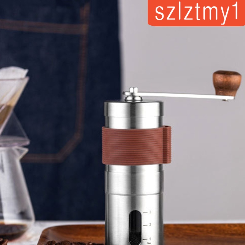 [Thunder]  Manual Coffee Grinder Adjustable Setting for Espresso French Press Camping