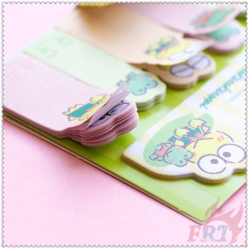 90 Tờ✿ Ghi Chú Dính Chỉ Số Sanrio Q-3 ✿ Nhãn Dán Ghi Chú Đánh Dấu Trang Sách Hình My Melody / Kuromi / Keroppi / Pochacco