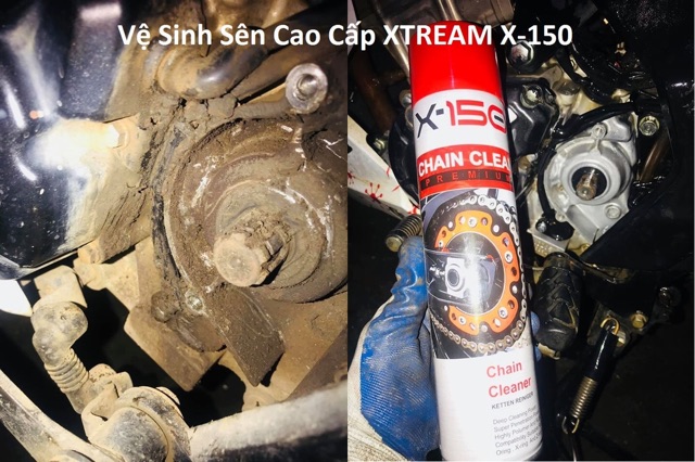 Rửa sên vệ sinh sên cao cấp siêu mạnh 650ml Xtream X150 X-150