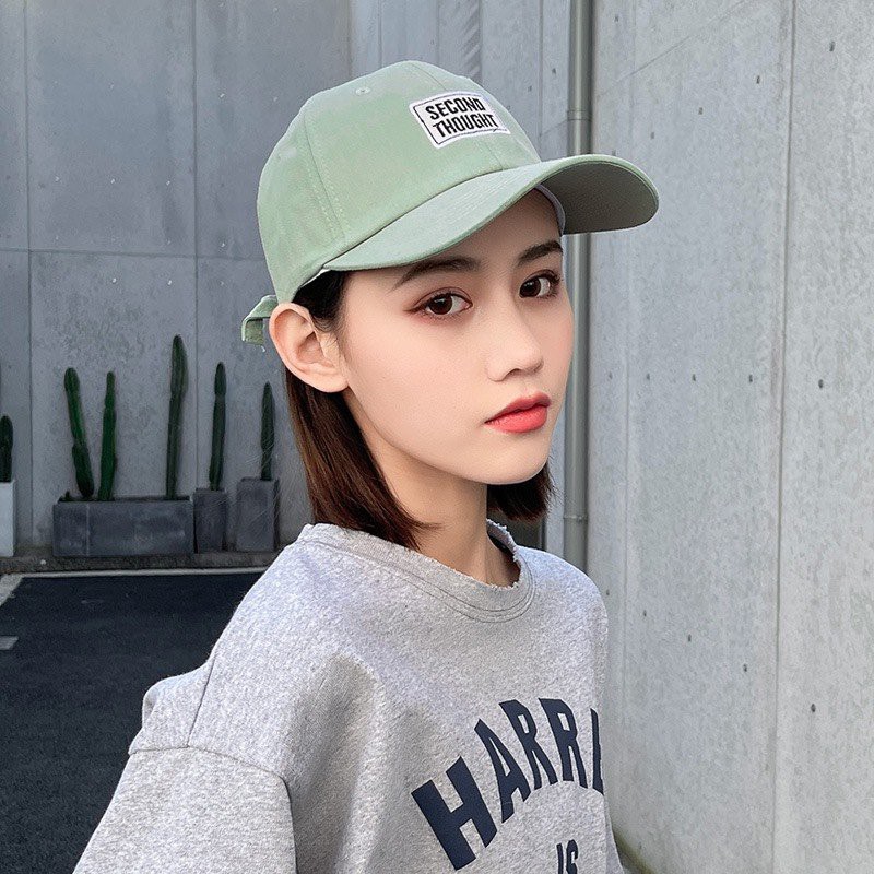 Nón lưỡi trai thêu chữ Second siêu hot 2021 phong cách Uzzlang nam nữ