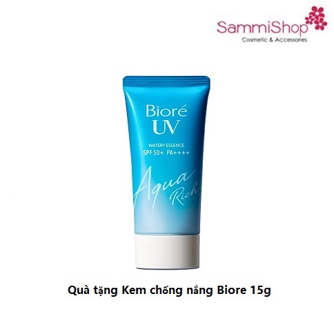 (Hàng tặng không bán) Qùa tặng Biore UV Aqua Rich Watery Essence SPF50+/PA++++ 15g