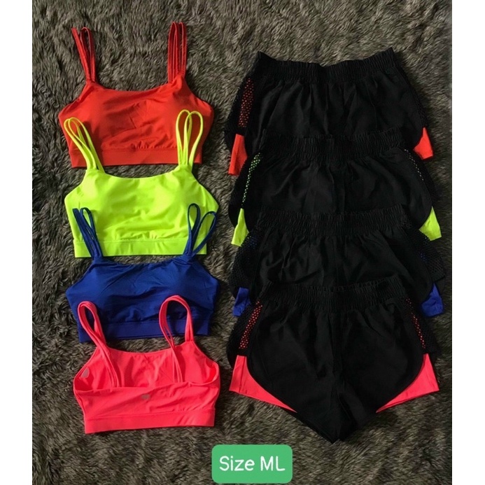 Đồ tập gym Nữ cao cấp -Sét 2dây,quần shot !