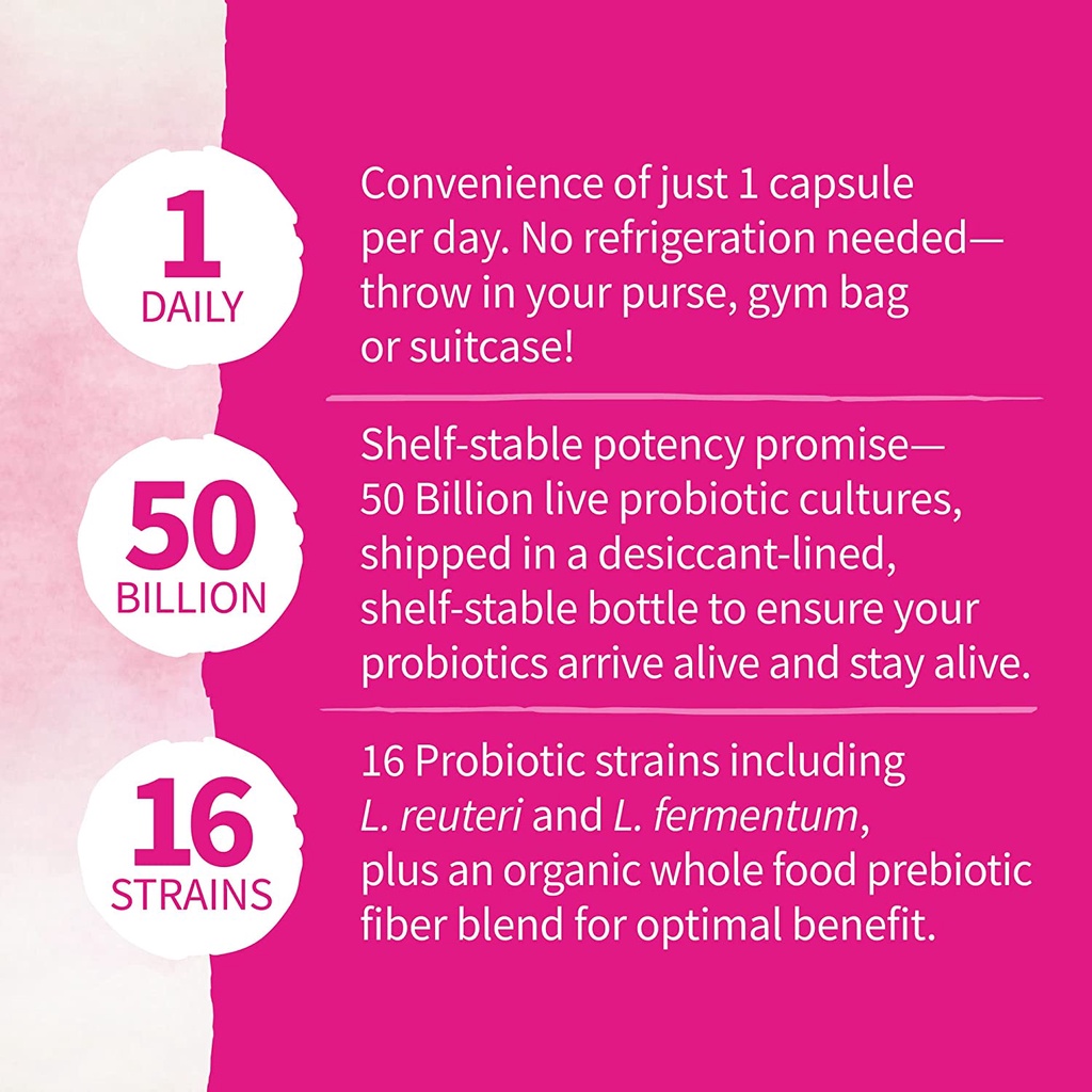 Lợi khuẩn Garden of Life Dr. Formulated Once Daily Women’s Probiotics 30 viên