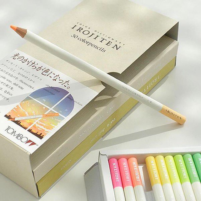 Chì màu TOMBOW Irojiten Bộ 30 màu CI-RT (set A/B/C) Colored Pencils