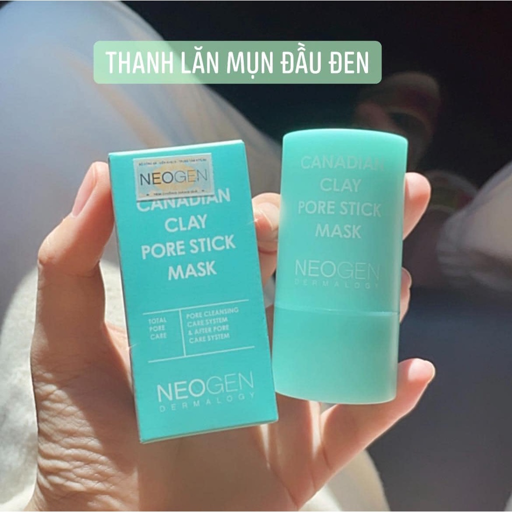 Thanh Lăn Neogen Dermalogy CANADIAN CLAY PORE STICK Giảm Mụn Đầu Đen 28g