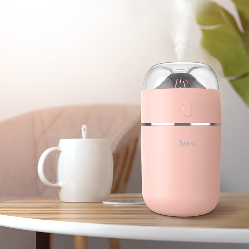 Máy tạo ẩm Hoco Portable Mini Humidifier, thể tích 320ml, thời gian tạo ẩm 6-12 giờ