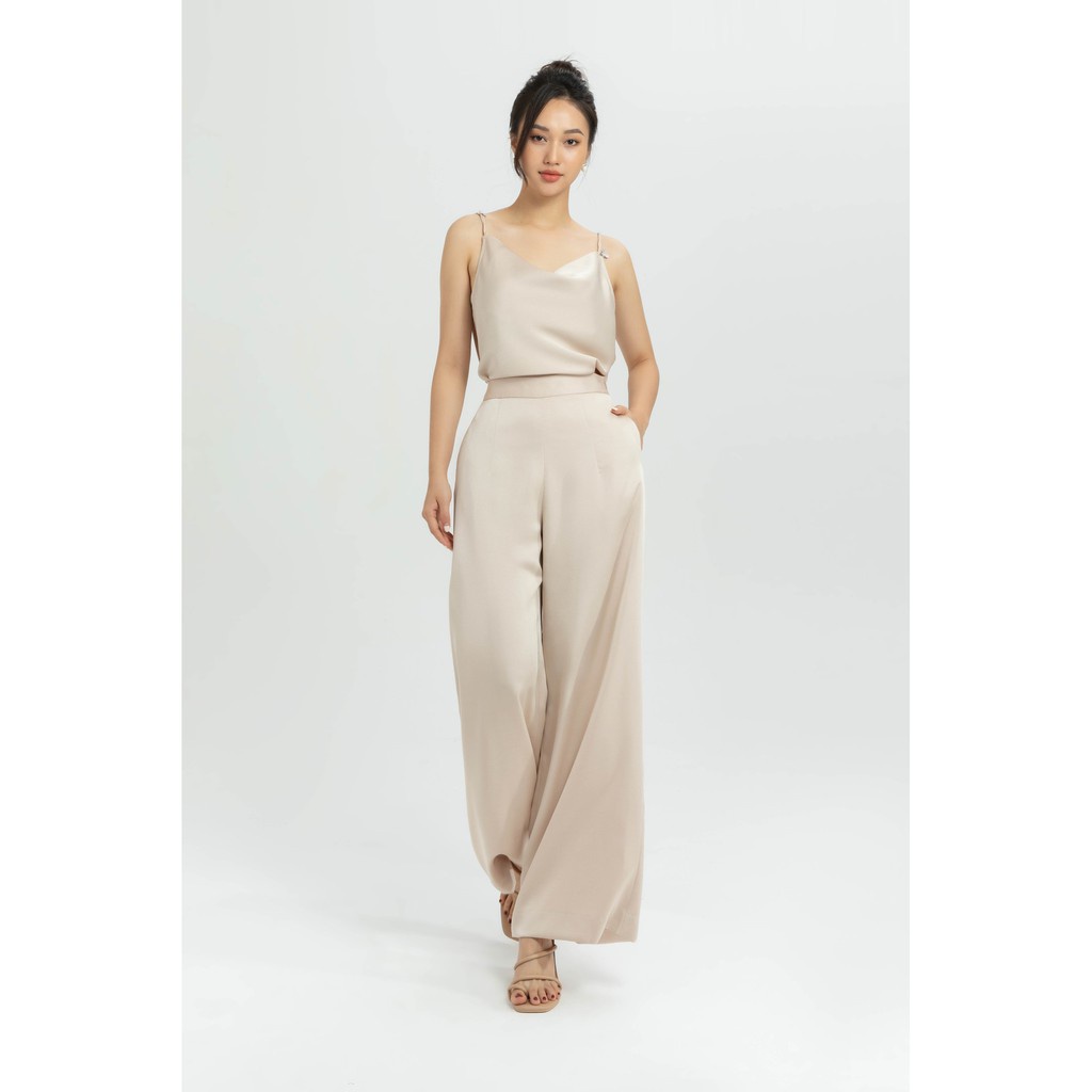 [Mã WABR99 giảm 10% đơn 99K] Quần lụa dáng suông nữ IVY moda MS 22M6346