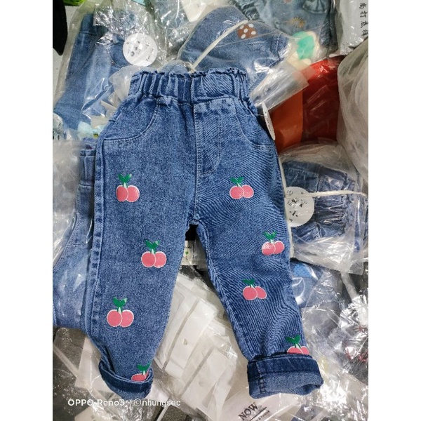 ✓9-19kg✓ Quần jean bó nhí cho bé gái. Có ảnh thật
