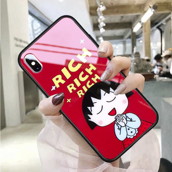 Ốp lưng iphone kính cặp đôi bé Luck và Rich case 14plus 14 pro max 13 12 promax 11 mini 6 6s 7 8 plus x xr xs Se
