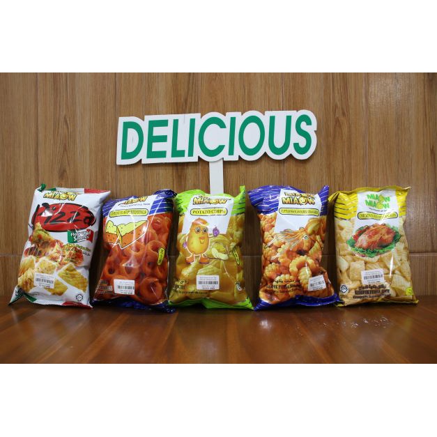 Snack Miaow Miaow vị pizza khối lượng 60g