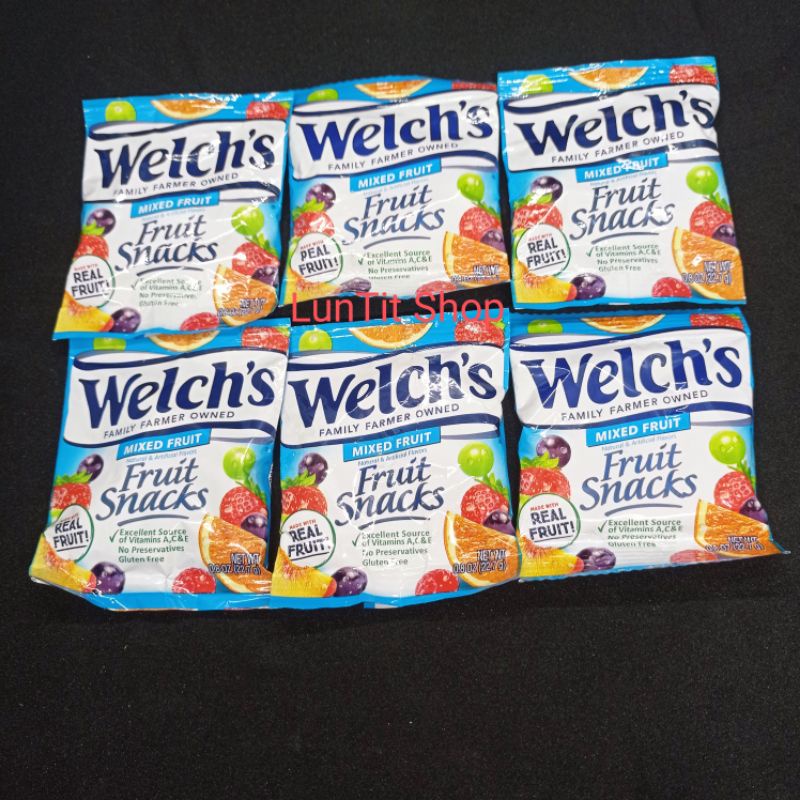 (Date t6/22) Kẹo dẻo trái cây Welch's 22.7g