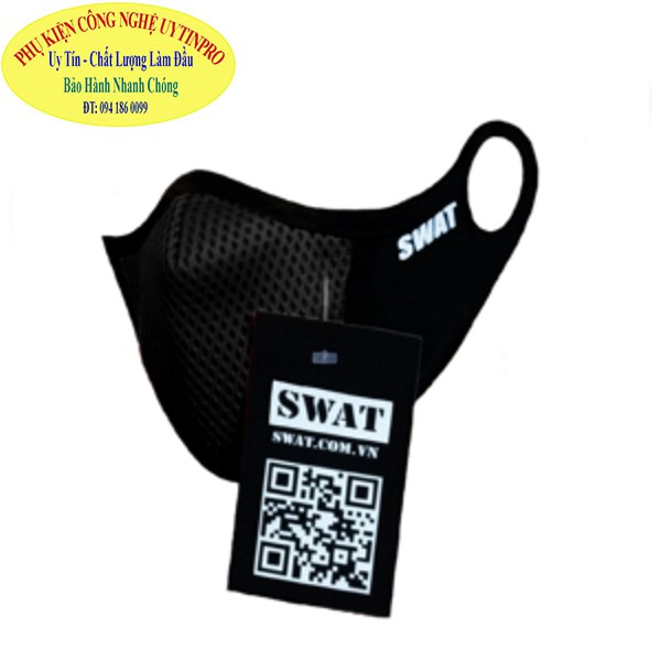KHẨU TRANG 3 LỚP SWAT X1 Sử dụng 3 lớp lưới Siêu thoáng Hỗ trợ phòng ngừa dịch bệnh Chống nắng Lọc không khí ô nhiễm