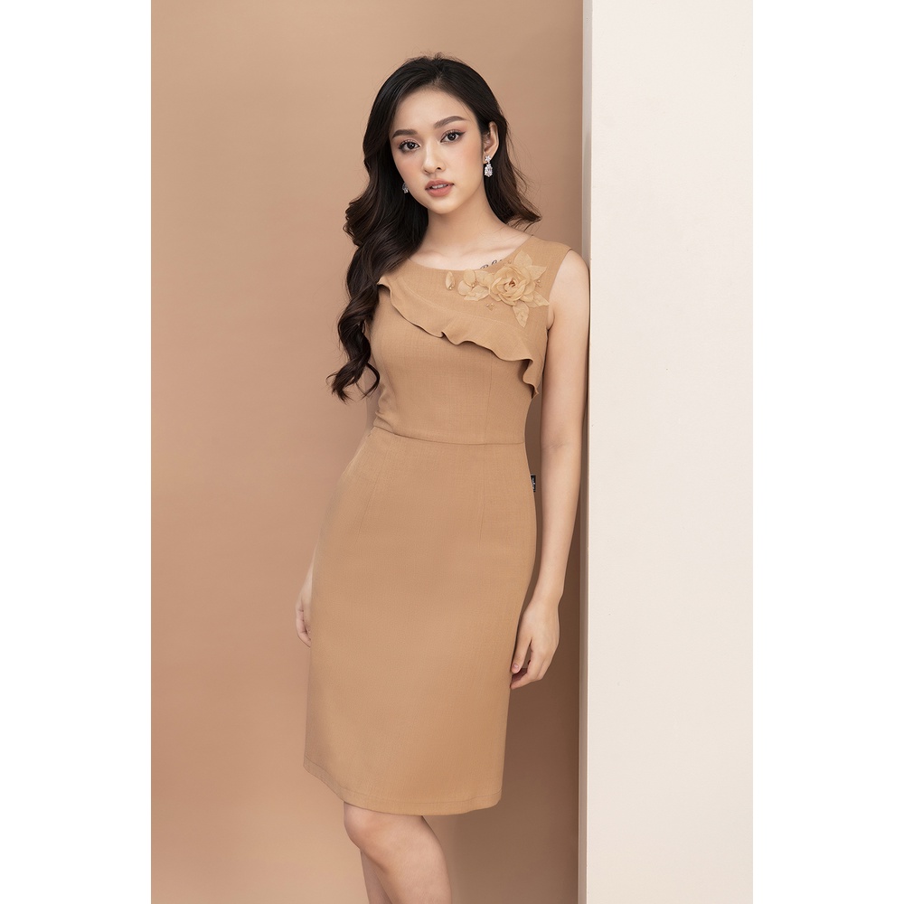 Đầm thiết kế dáng ôm cộc tay LUPERI LFV3217