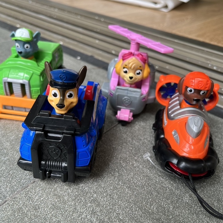 Xe đồ chơi biệt đội chó cứu hộ Paw Patrol, hàng chính hãng an toàn cho bé, nhựa siêu bền, không sử dụng pin