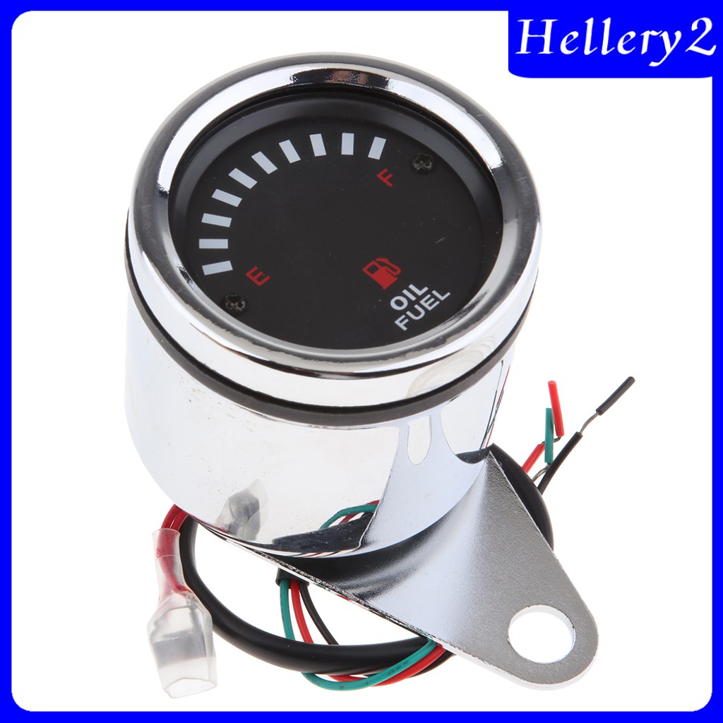 Đồng Hồ Đo Mức Nhiên Liệu Có Đèn LED DC 12 V 6.5cm 2 Cho Xe Mô Tô Yamaha