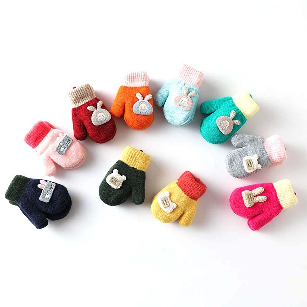 Găng Tay Len Mềm Mại Dễ Thương Cho Bé