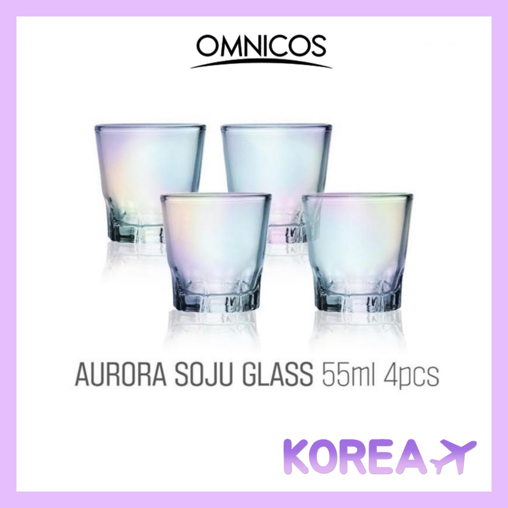 Aurora soju glasses 4pcs set