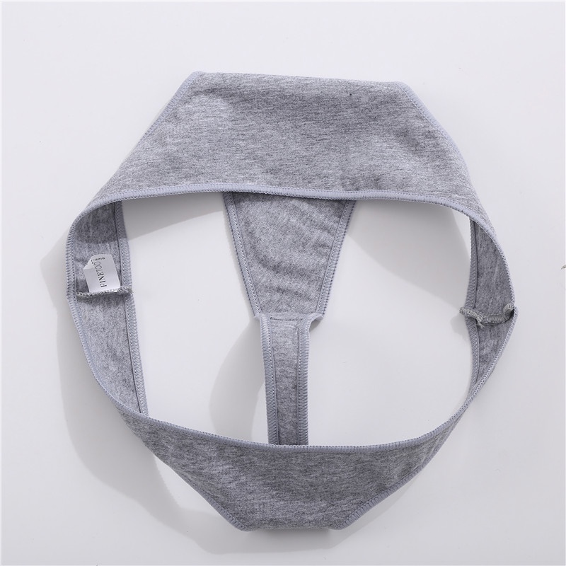 Cute Byte Quần lót lọt khe CuteByte chất liệu cotton 7 màu trơn tùy chọn dành cho nữ