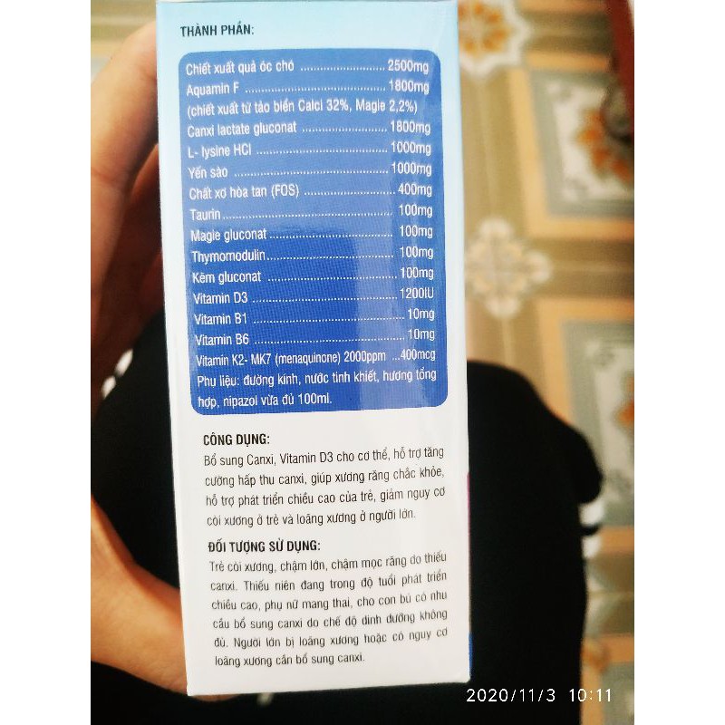 Canxi Tảo Đỏ | Thế Giới Skin Care