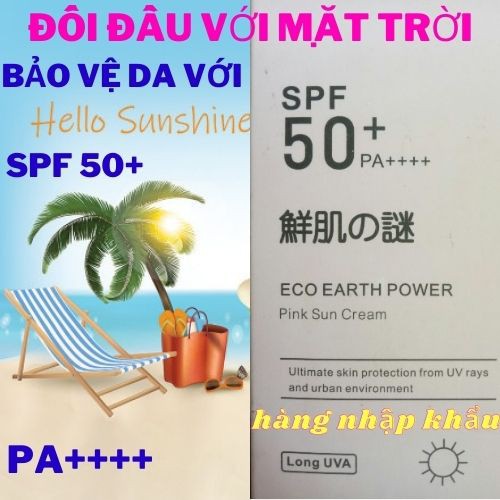 Kem Chống Nắng "Nhau Thai Cừu" Bảo vệ Da, Dưỡng trắng, Bật Tông Nhật Bản SPF50+ PA++++ 60g