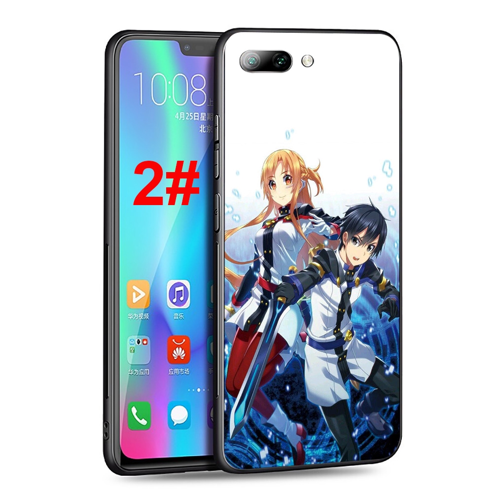Ốp điện thoại silicone mềm họa tiết Sword Art Online cho Honor 20 Pro 20S 8X 7A Pro 10 9 8 Lite 267F