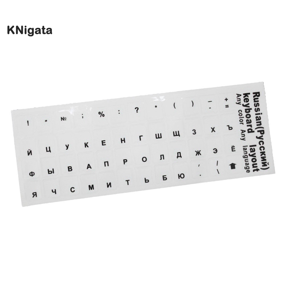 Miếng dán bàn phím thay thế chữ tiếng Nga cho PC Laptop