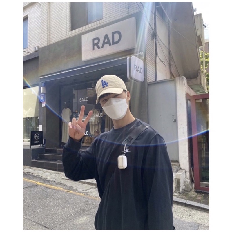 Mũ lưỡi trai L.A màu beige