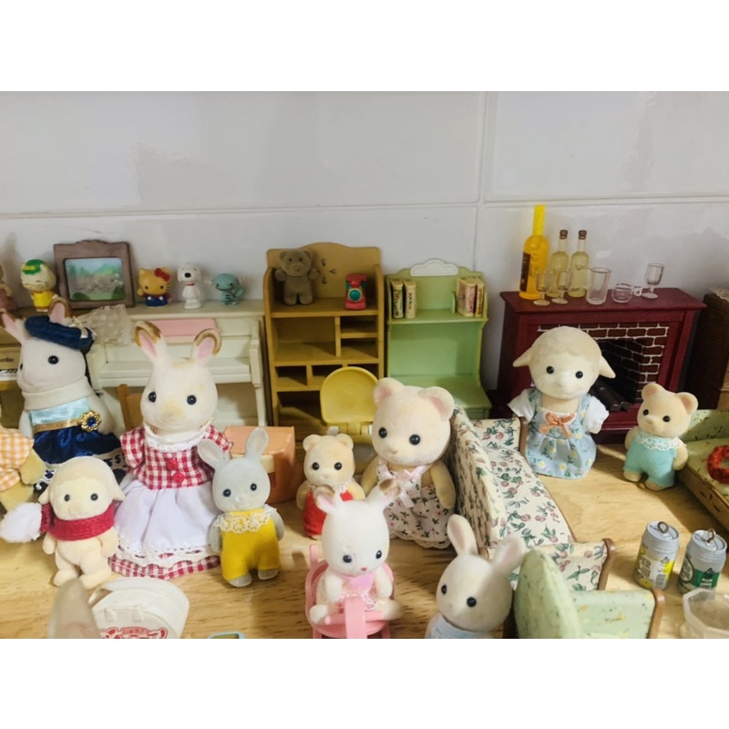 Đồ chơi mini nhà thỏ  sylvanian nguyên SET NHƯ HÌNH CHỤP