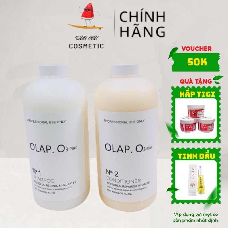 Dầu Gội Xả OLAP.O3 Plus Collagen Phục Hồi Ngăn Gầu Gẫy Rụng Tóc 800mlx2
