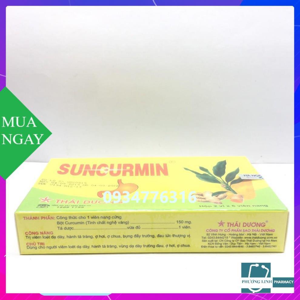 Suncurmin sao thái dương hộp 2 vỉ x 6viên
