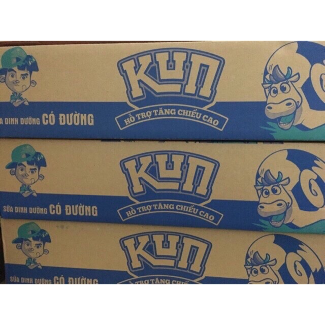 Thùng Sữa Kun Socola/Có Đường 48 Hộp x 110ml